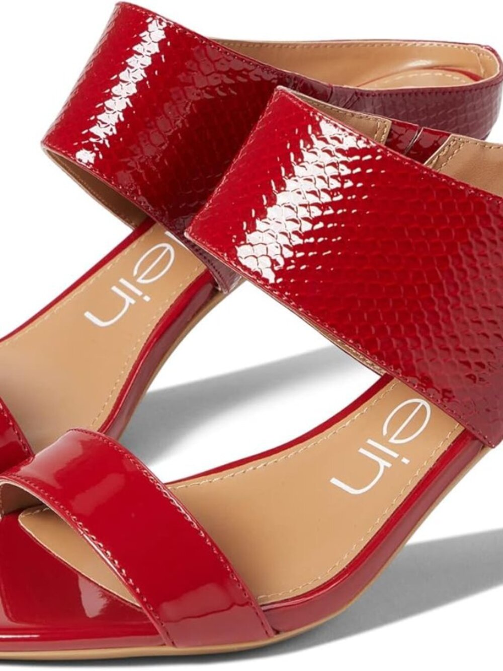 Calvin Klein Lorinda Sandal In Red Multi Size 9M - Picture 12 of 12